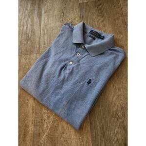 POLO Ralph Lauren S/S Golf Shirt Mens Size Medium Classic Fit Light Blue